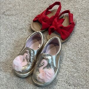 Girls Size 5 Summer/Spring Shoes Set